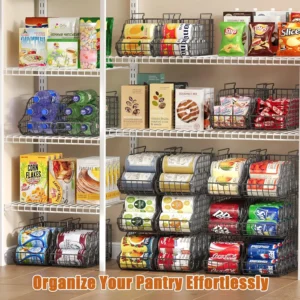 8-Pack Stackable Can Organizer Rack